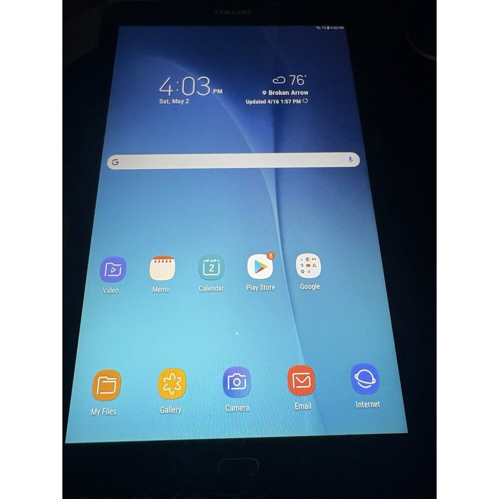 Samsung Galaxy Tab E SM-T560NU 16GB, Wi-Fi, 9.6in - Black